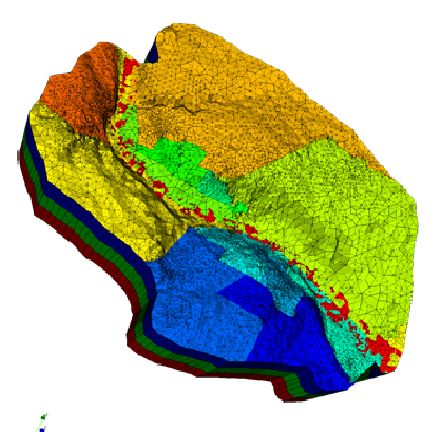 UP-geologic mesh 3D